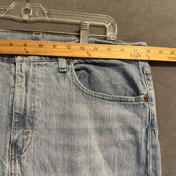 Levi’s 527 Jeans Light Wash Denim Slim Boot Cut Mens Size 34x34 Long Cowboy - Picture 6 of 10